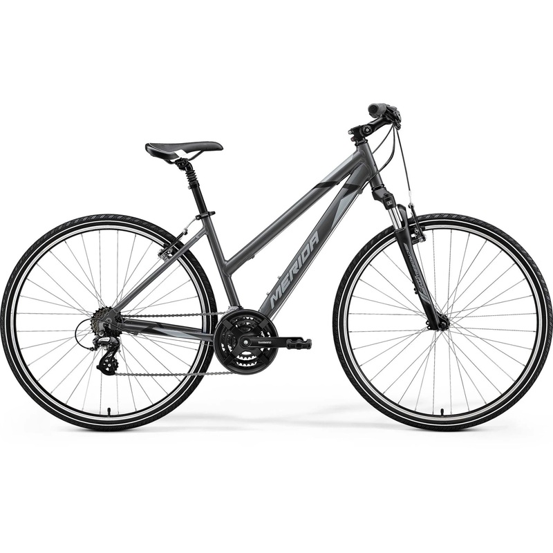 Merida Crossway 10 Womens|Grey / Black|XS|S|M