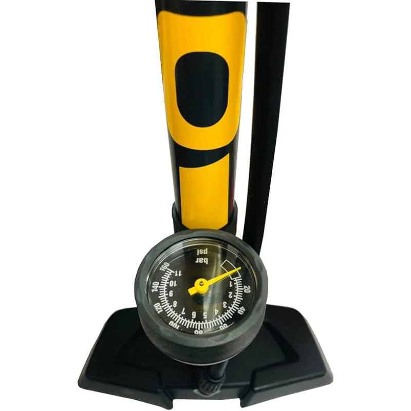 Flow Dual Floor Pump With Gauge