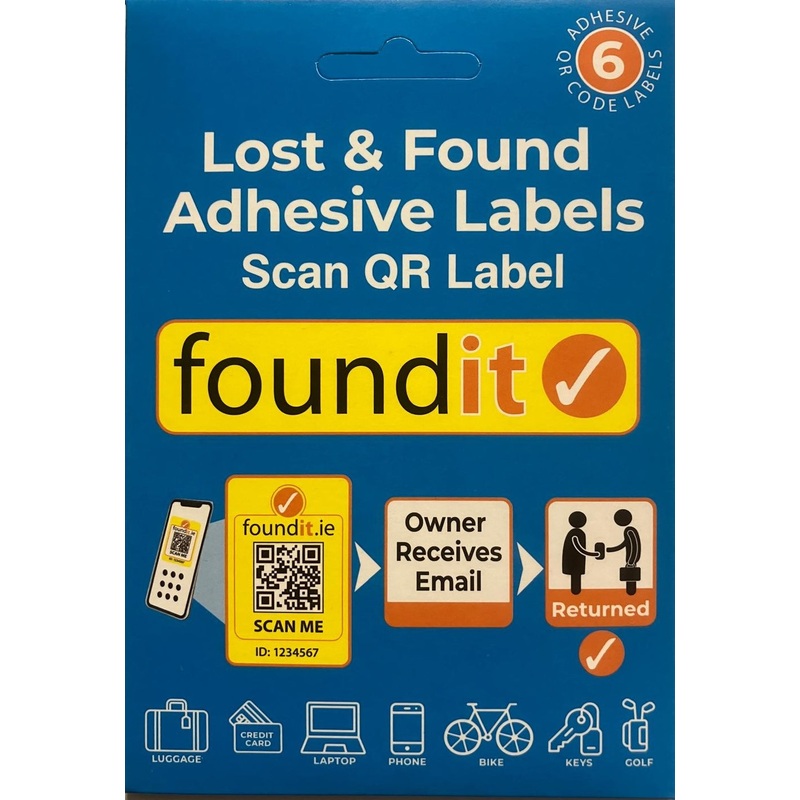 Found It – Lost & Found Adhesive Labels