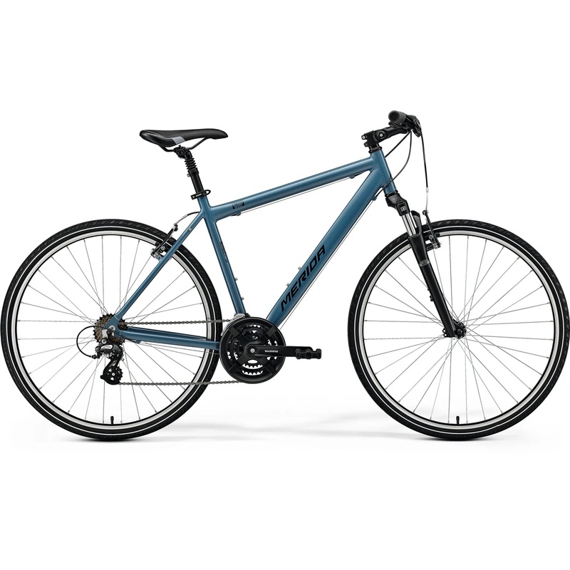 Merida Crossway 10 Mens|Silk Blue / Black|S|M|ML|L|XL