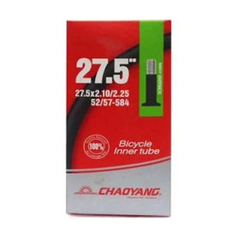Chaoyang Inner Tube 27.5×2.10/2.25 (52/57-584) 40mm Presta – 854