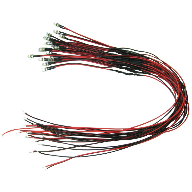 7 Color Changing Single Diode LED with 1′ Wire