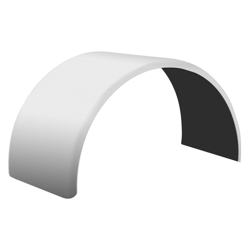 80 Smooth Single Axle Fender w/ Rolled Edge – 14 Ga. – 45.5