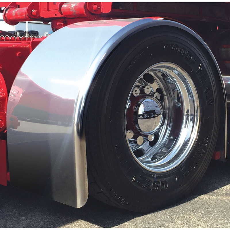 95 Fully Smooth Super Long Single Axle Fender – 14 Ga.