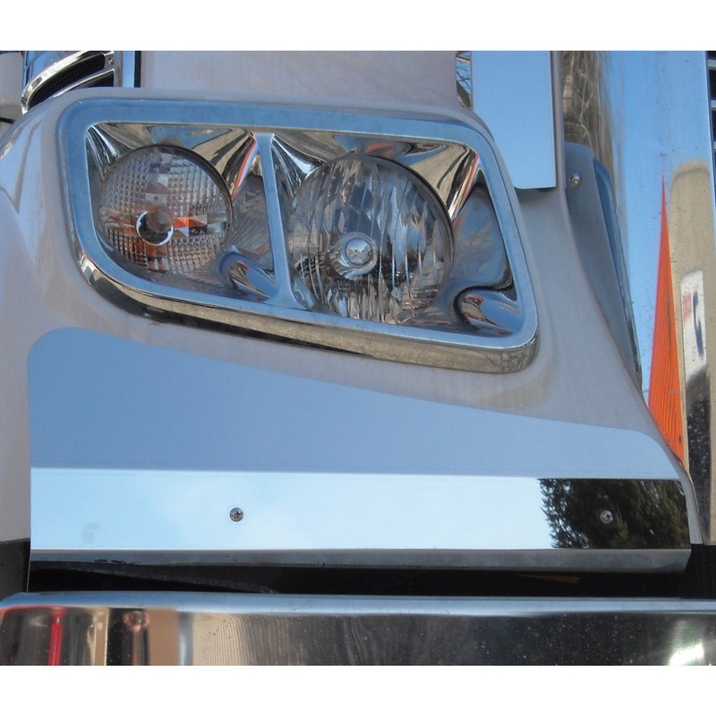 Freightliner Coronado Below Headlight Set Back Axle Fender Guard (2010+)