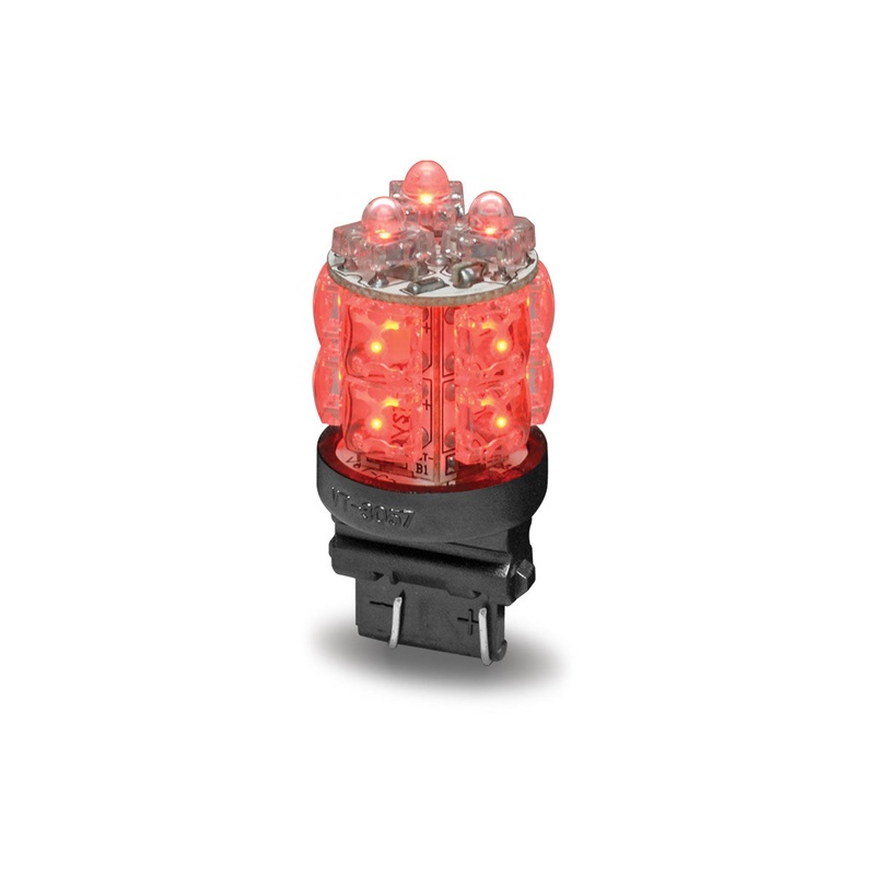 Red Square Stop, Tail Function LED Light – Push In (13 Diodes)