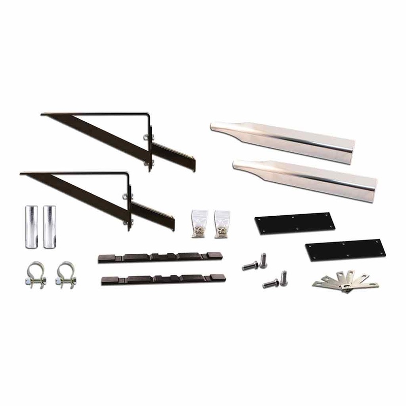 Share: Half Fender Mounting Kit  Adjustable Fender Brackets | 14 Gauge (Standard)