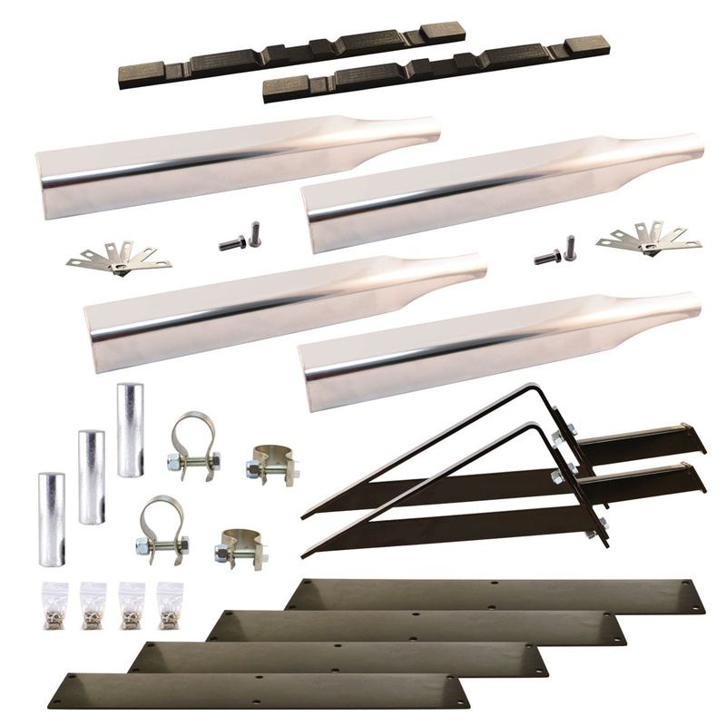 Stainless Steel Mounting Kit for Full Tandem Fenders – No Thread Post