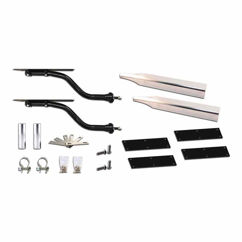 Stainless Steel Mounting Kit for Half Tandem Fenders with Adjustable Swing Center Bracket