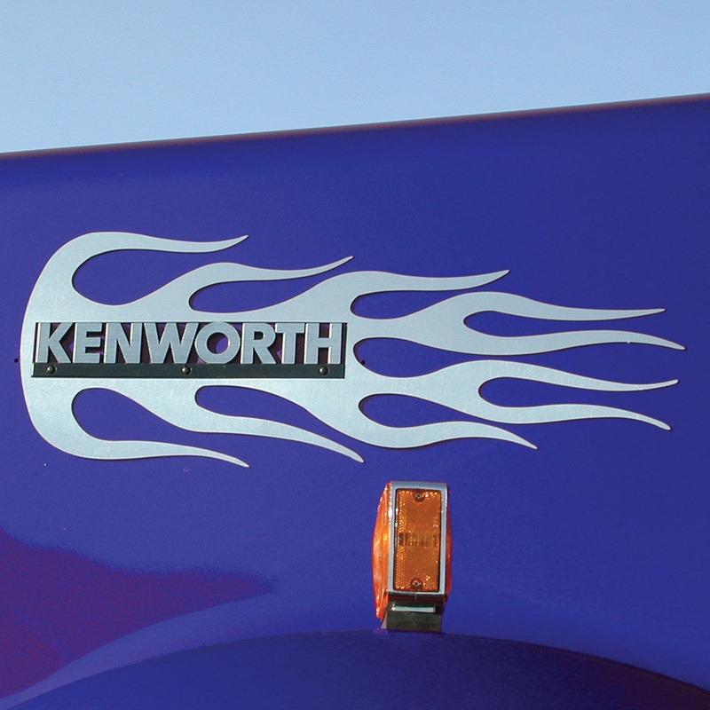 Kenworth Hood Emblem Accent – Flame