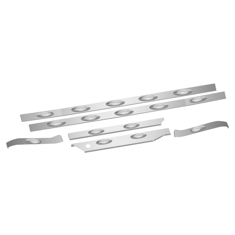 Kenworth T680 Cab, Sleeper & Extension Panel Kit with 16 Clear G4 LEDs – With Block Heater Hole (2013+)