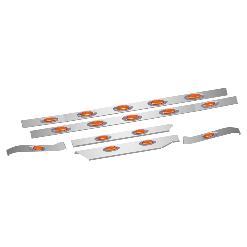 Kenworth T680 Cab, Sleeper & Extension Panel Kit with 16 G4 LEDs – No Block Heater Hole (2013+)