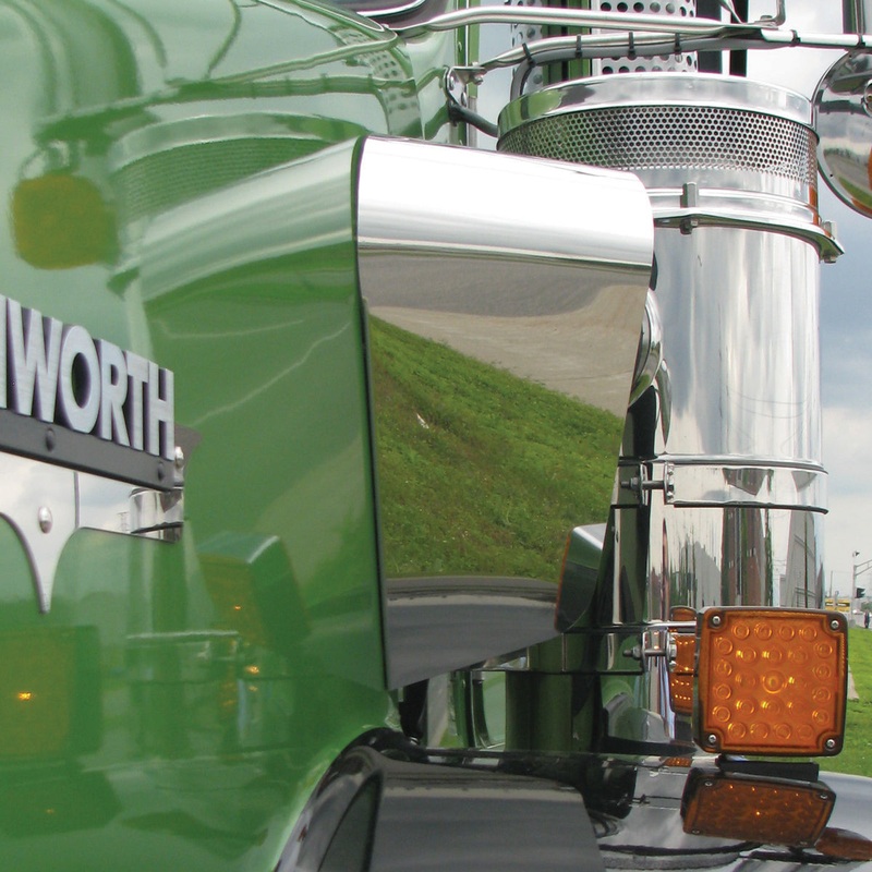 Kenworth T800 Curved Glass Engine Air Intake Shroud