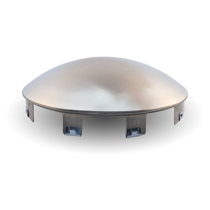 Stainless Steel Front Hubcap with 4 Notches