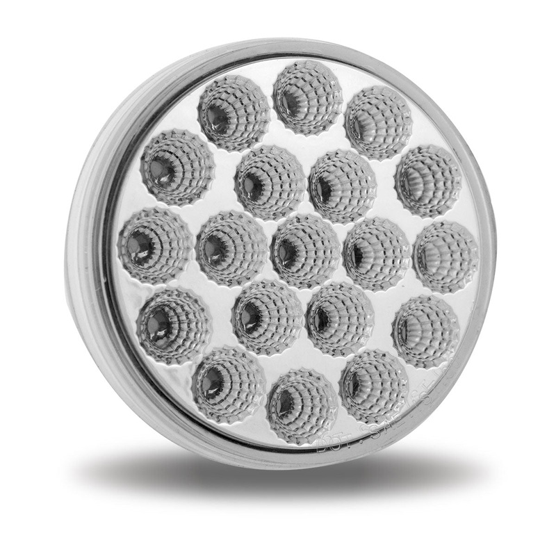 4 Clear Red Stop, Turn & Tail LED (19 Diodes)