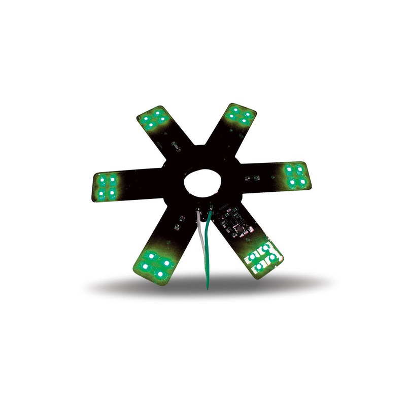 8 Star Green LED