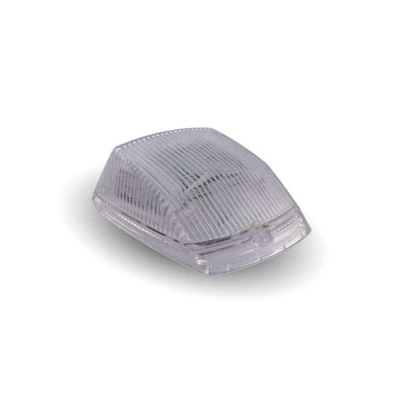 CLEAR AMBER MARKER LED SQUARE CAB LIGHT