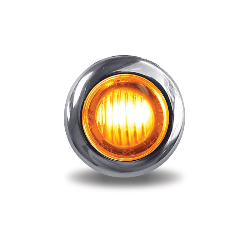 Mini Button Amber LED – 2 Wire