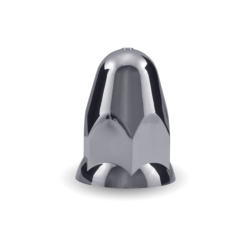 Chrome Plastic 1 1/2 Nut Cover with Flange