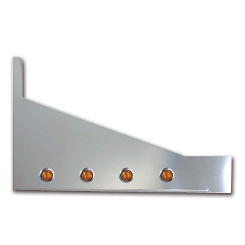 Peterbilt 378-379-386-388-389-579 36-48-63 Sleeper Extension Panel with 8 Button LEDs