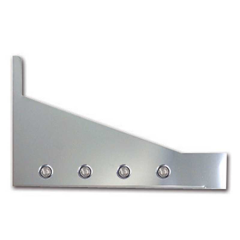 Peterbilt 378-379-386-388-389-579 36-48-63 Sleeper Extension Panel with 8 Clear Button LEDs