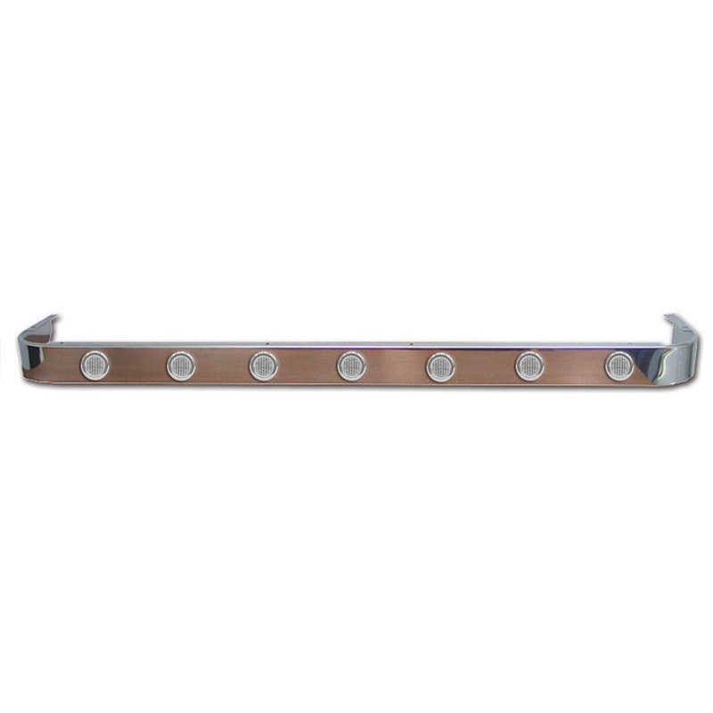 Peterbilt 379 63 Sleeper Panel with 14 X 2 Clear LEDs & Bezels