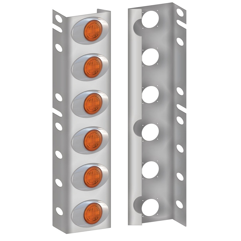 Peterbilt 379 Front Air Cleaner Light Bar with 12 G2 LEDs