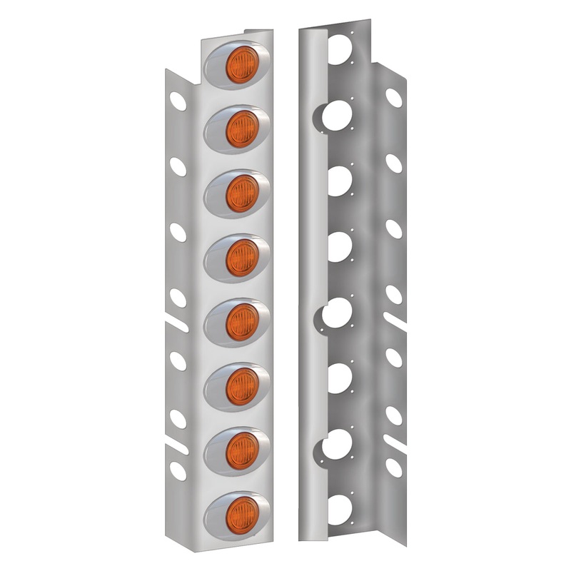 Peterbilt 379 Front Air Cleaner Light Bar with 16 G2 LEDs