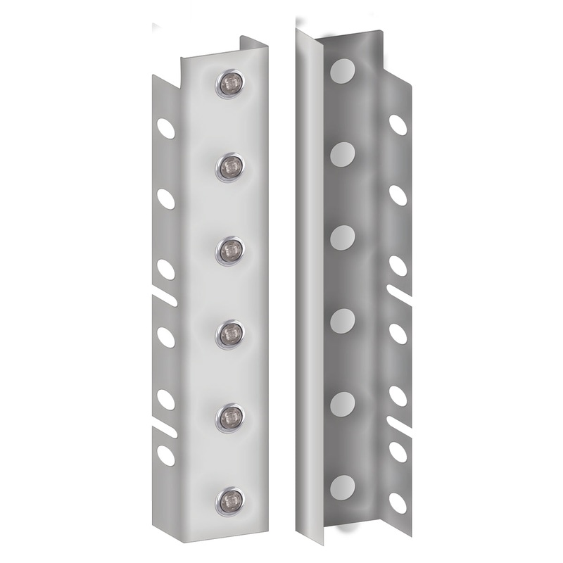 Peterbilt 386-388-389 Premium Can Front Air Cleaner Light Bar with 12 Clear Button LEDs (2010+)