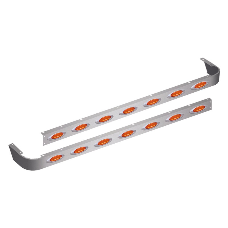 Peterbilt 389 63 Sleeper Panel for Extender with 14 G4 LEDs (2014+)