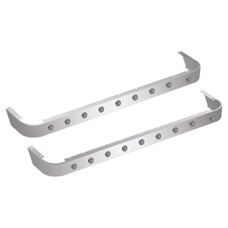 Peterbilt 389 63 Sleeper Panel with 18 Clear Button LEDs