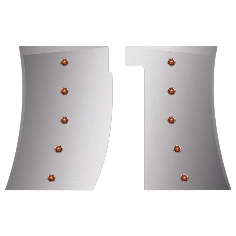 Peterbilt 389 Deluxe Cowl Panel with 10 Button LEDs (2014+)