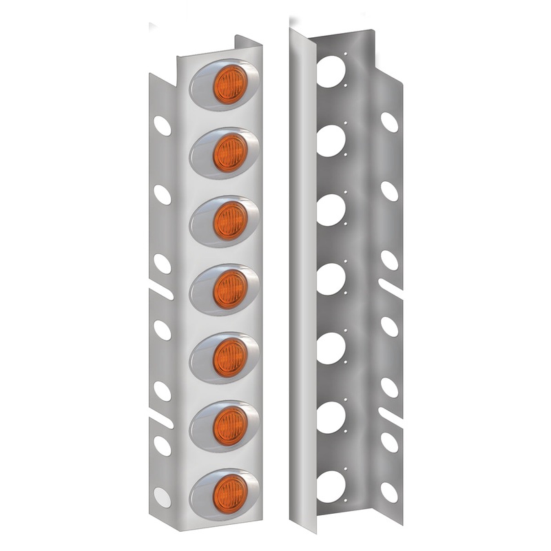 Peterbilt 389 Premium Front Air Cleaner Light Bar with 14 G2 LEDs (2010+)