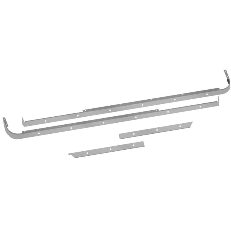 Peterbilt 579 Cab, 72 Sleeper & Extension Panel Kit for Short Hood Models & Cab Exhaust with 18 Slotted Light Holes – No Blockheater Hole