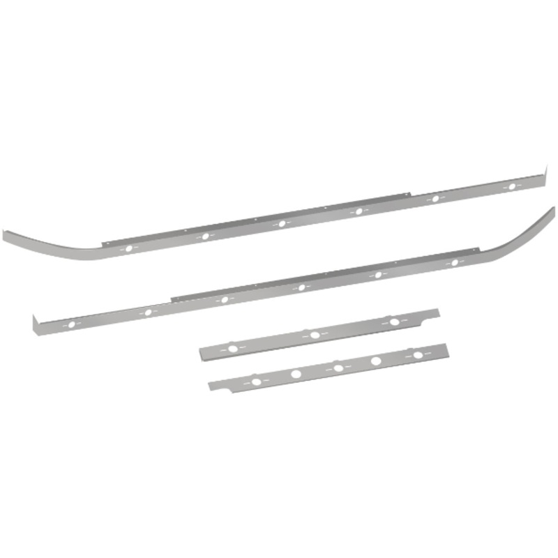 Peterbilt 579 Cab, 72 Sleeper & Extension Panel Kit with 2 Block Heater Holes & 16 Slotted Light Holes