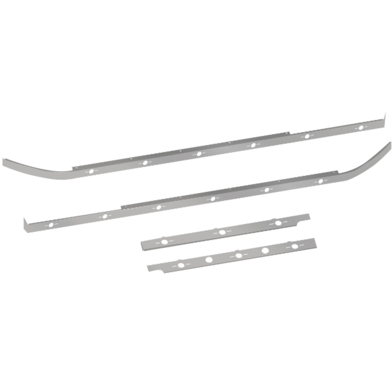 Peterbilt 579 Cab, 80 Sleeper Panel & Extender Kit with 2 Block Heater Holes & 18 Slotted Light Holes (2013+)