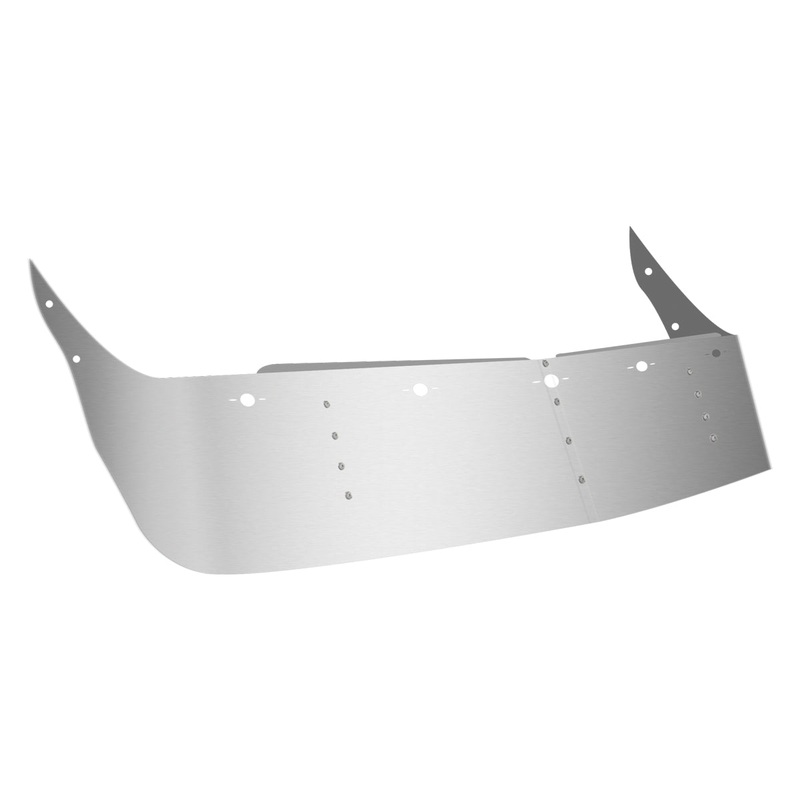 16 Freightliner Columbia & Century Class Mid Roof Sunvisor with 5 Slotted Light Holes