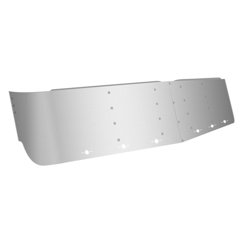 16 Freightliner Raised Roof Sunvisor with 6 Slotted Light Holes (1991+)