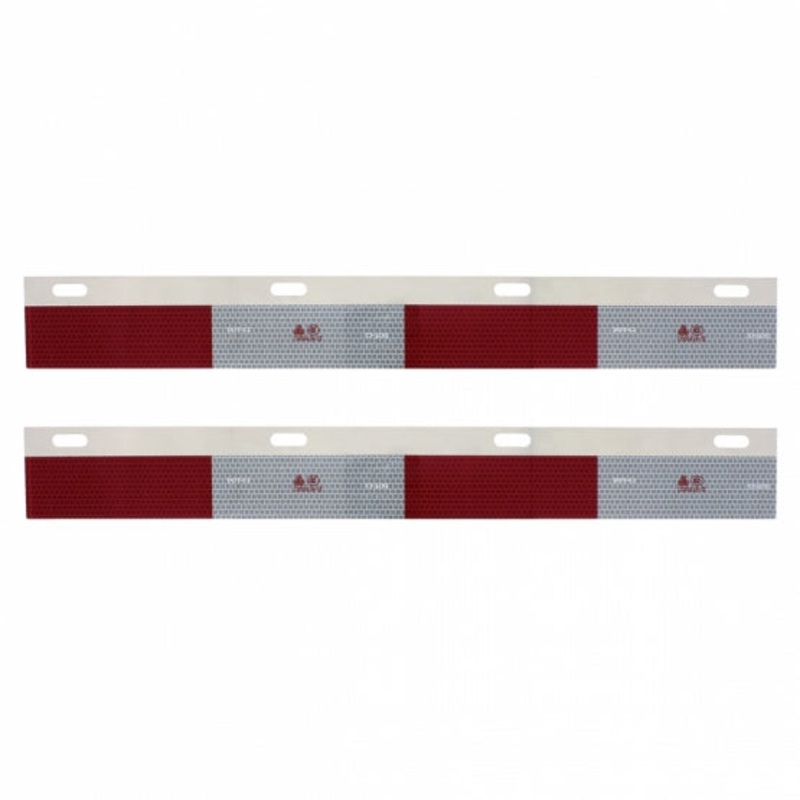 Aluminum Straight Conspicuity Reflector Top Flap Plates