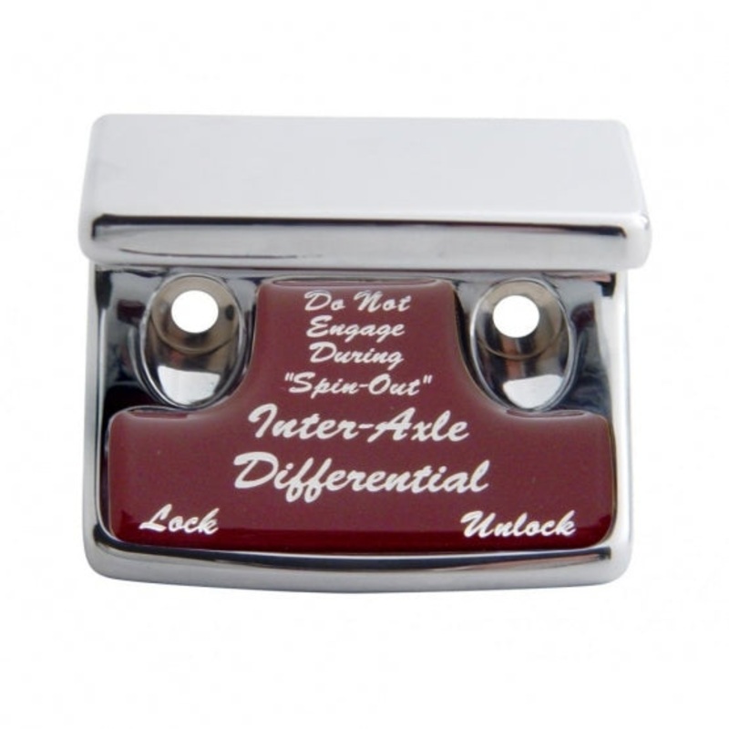 Axle Differential Switch Guard – Red Sticker
