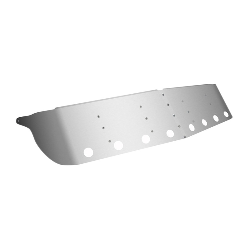 Kenworth 14 Curved Glass Sunvisor with 8 x 2 Light Holes