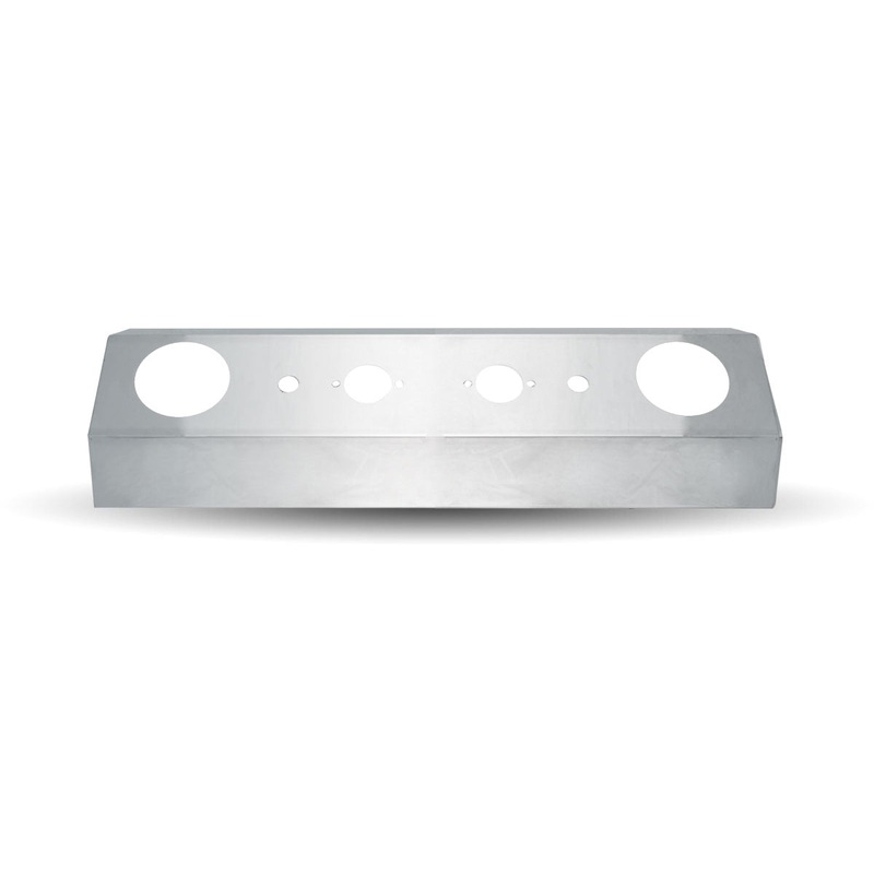 Universal Trailer Service Box with 2 x 4 Round Light Holes