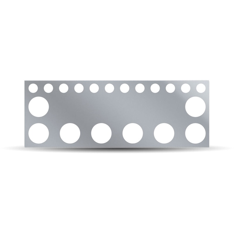 Wide Rear Center Panel w/ 9×4 & 12×2 Light Holes