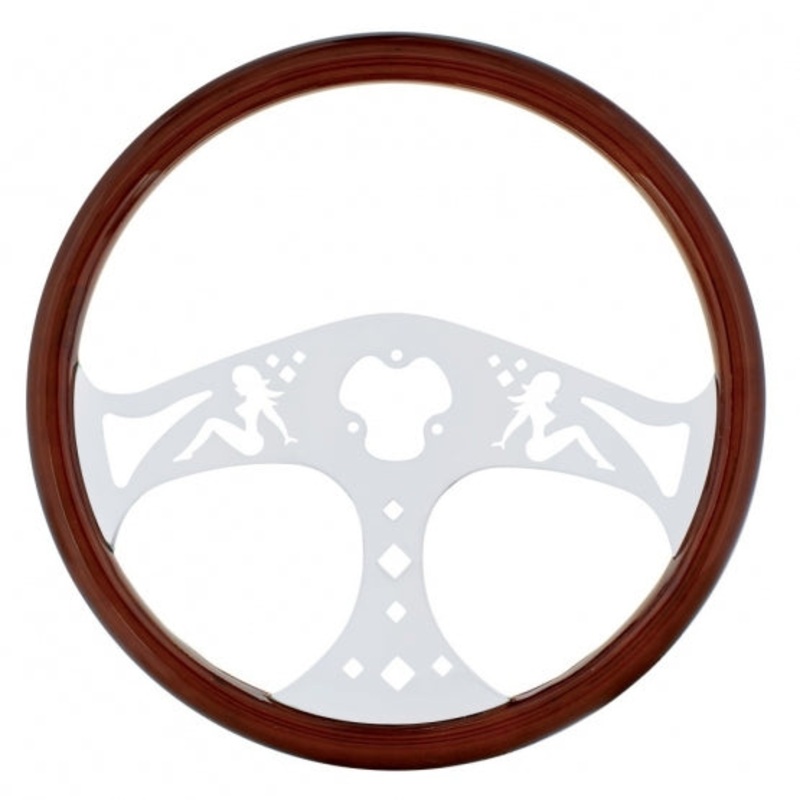 18 Chrome Steering Wheel – Lady