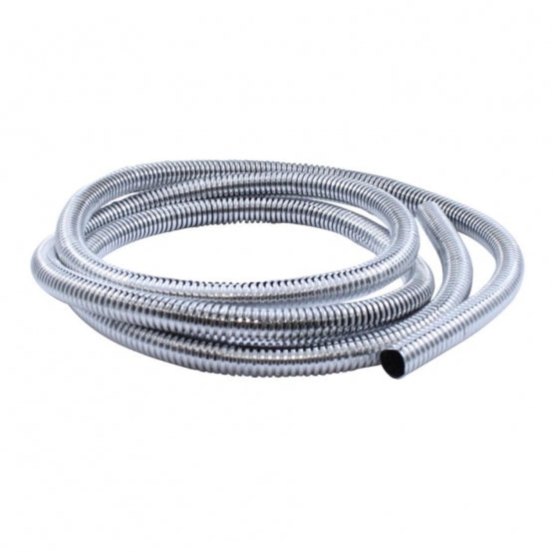72 Chrome Wire Loom – 3/8 Diameter