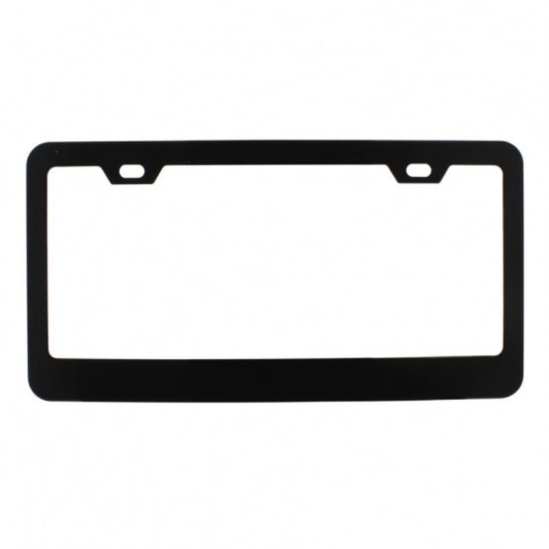 Black Wide Bottom License Frame