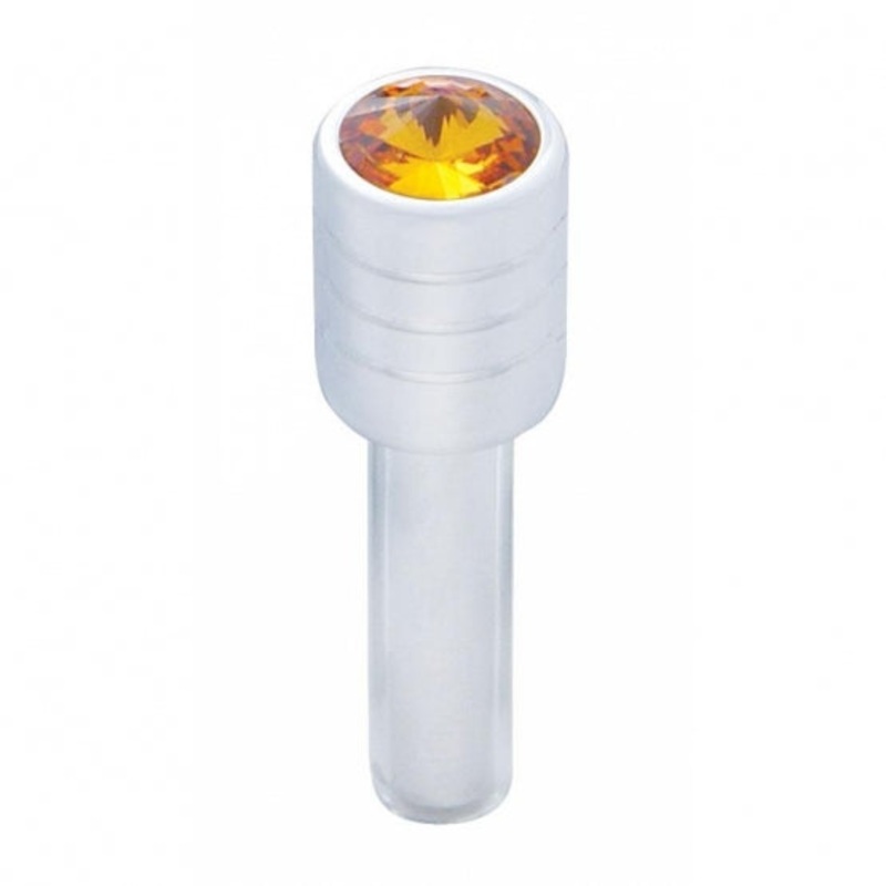 Chrome Door Lock – 7/16 Amber Diamond