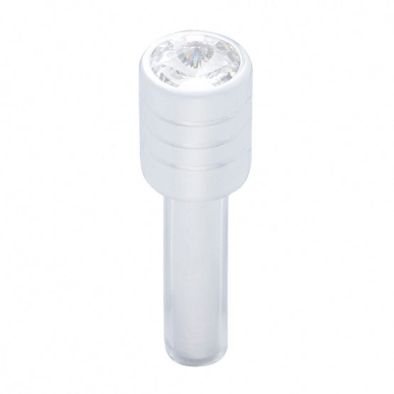 Chrome Door Lock – 7/16 Clear Diamond
