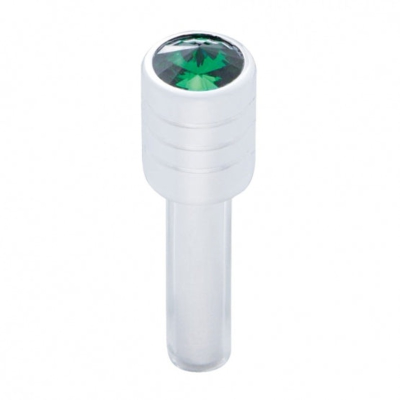 Chrome Door Lock – 7/16 Green Diamond