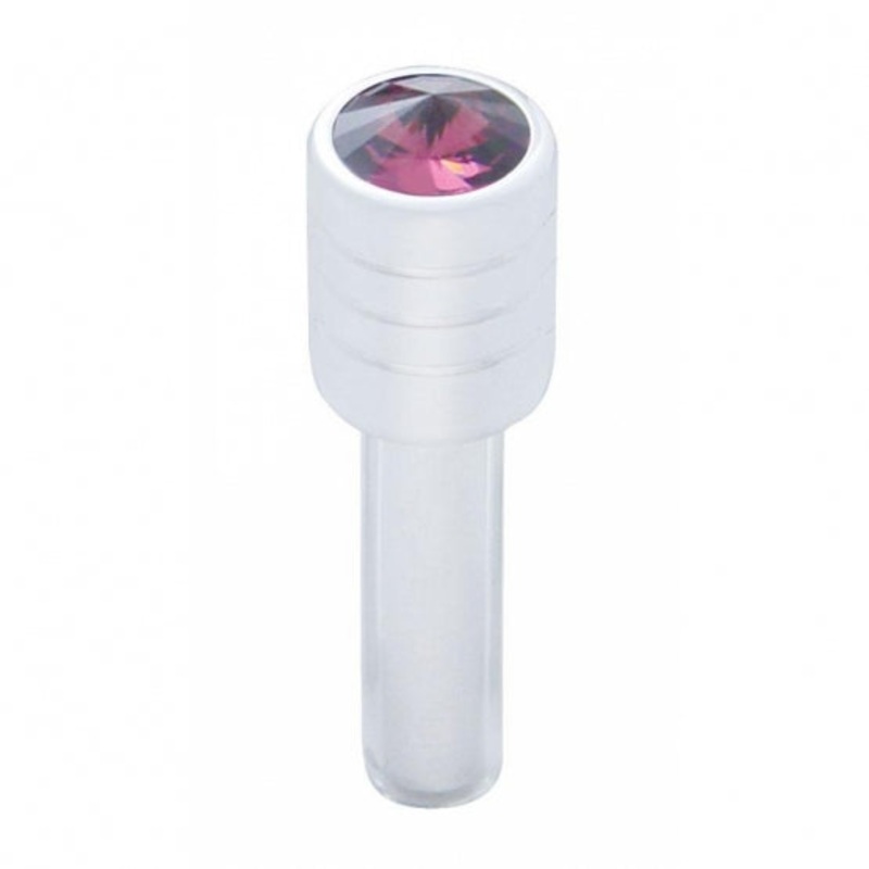 Chrome Door Lock – 7/16 Purple Diamond